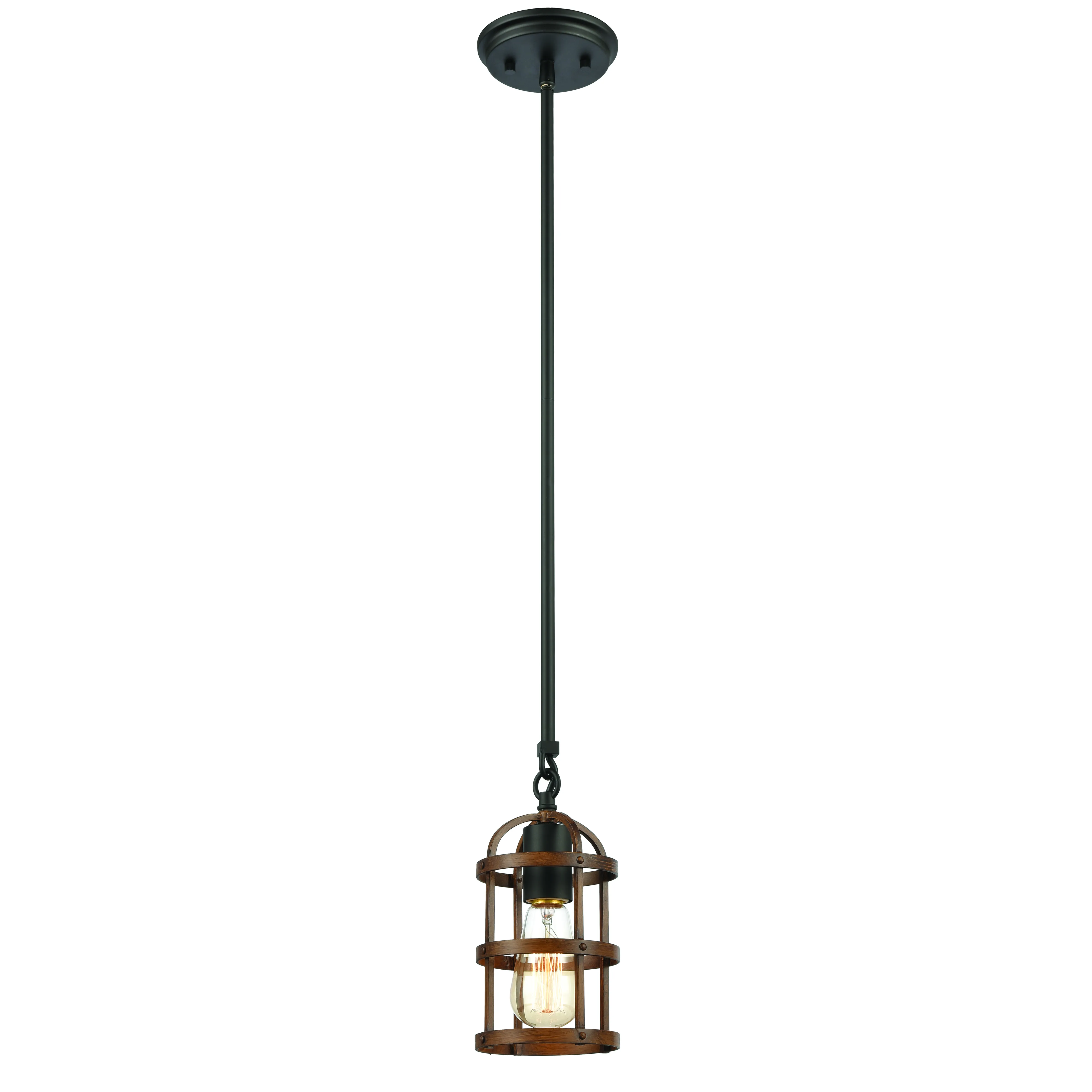 Millville 5" Wide 1-Light Mini Pendant - Matte Black