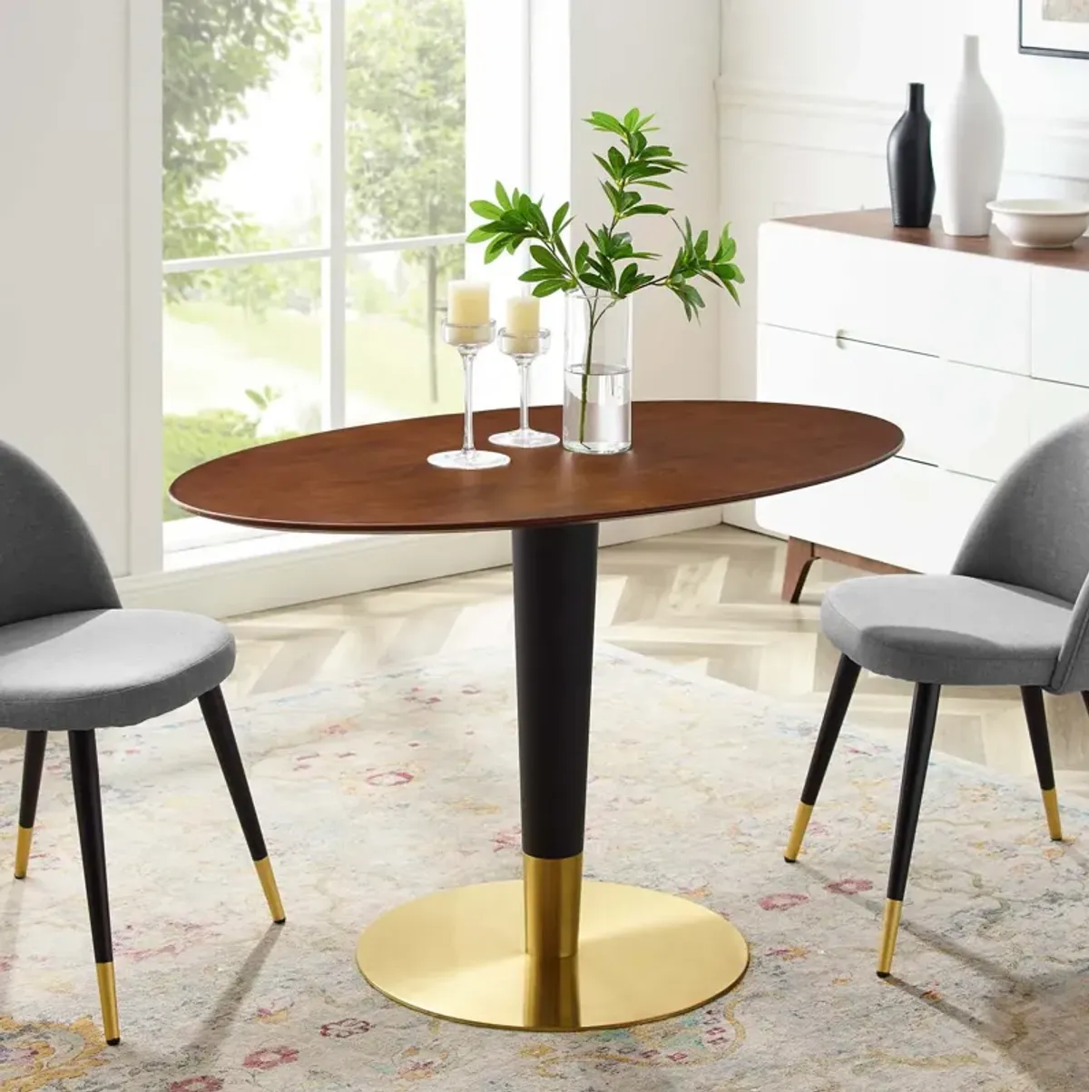 Zinque 48" Oval Dining Table