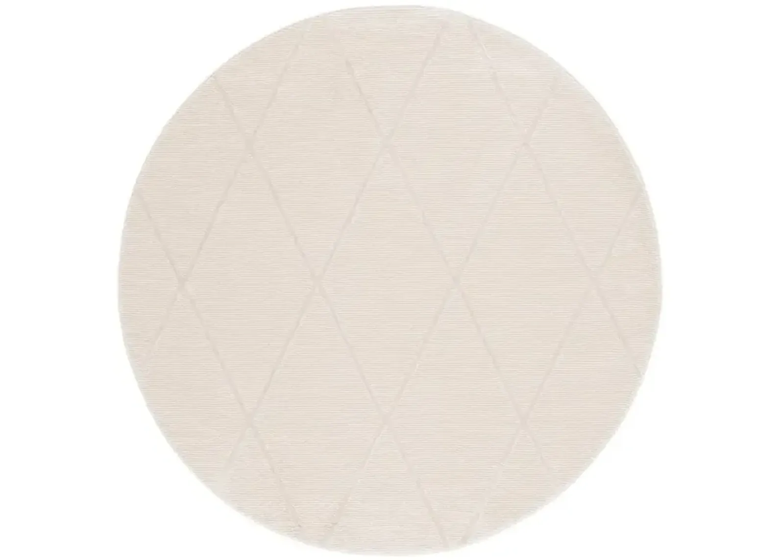 REVIVE 104 Beige  6'-7' X 6'-7' Round Round Rug