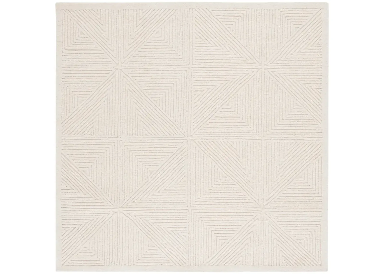 TEXTURAL 103 IVORY 6' x 6' Square Square Rug