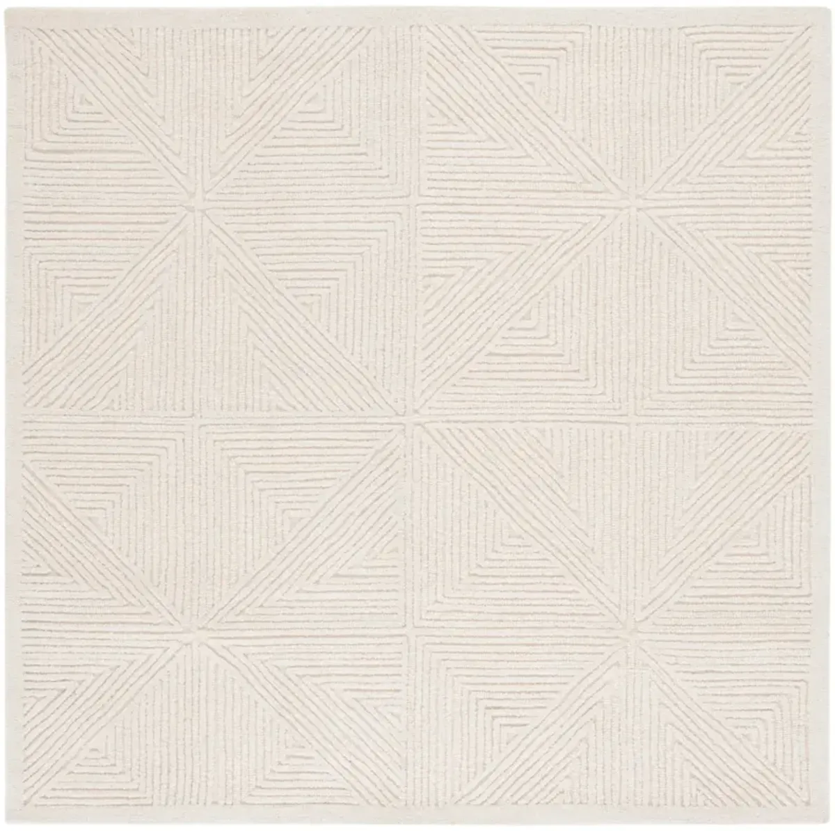 TEXTURAL 103 IVORY 6' x 6' Square Square Rug