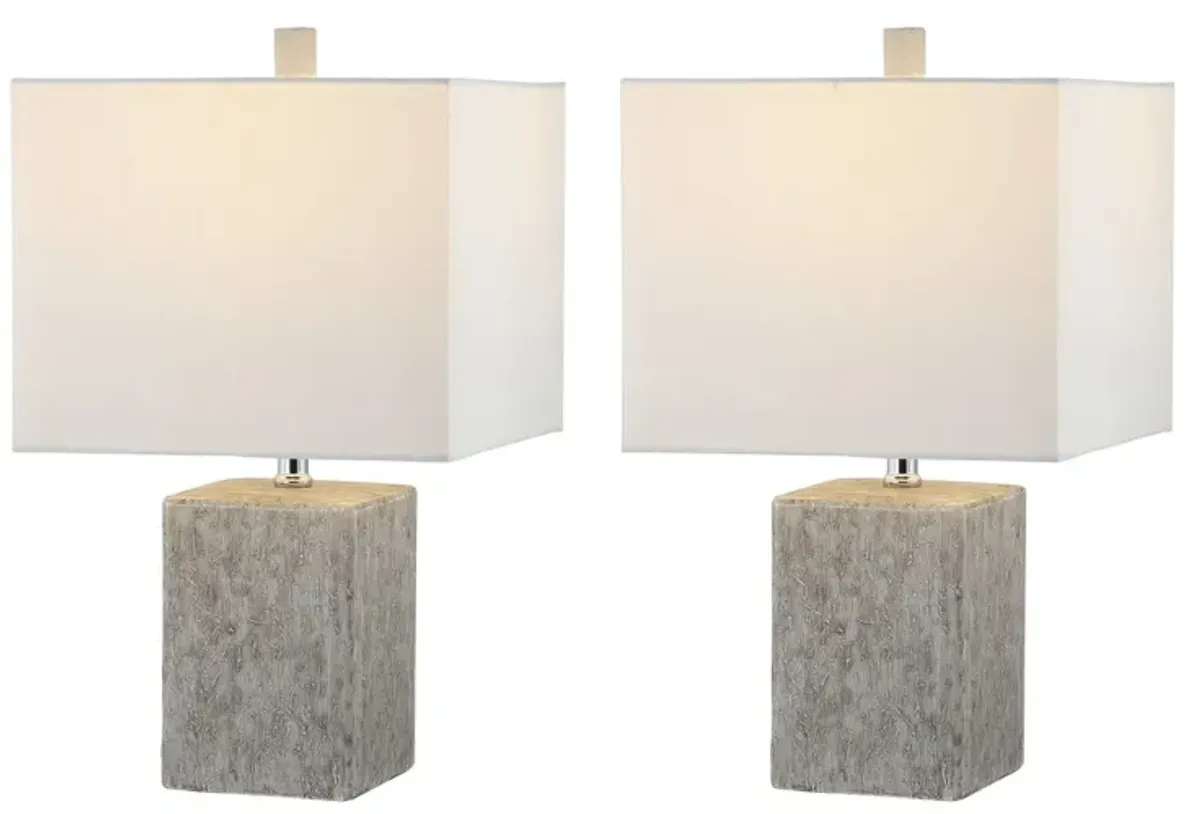 JAXON CERAMIC TABLE LAMP  - Set of 2