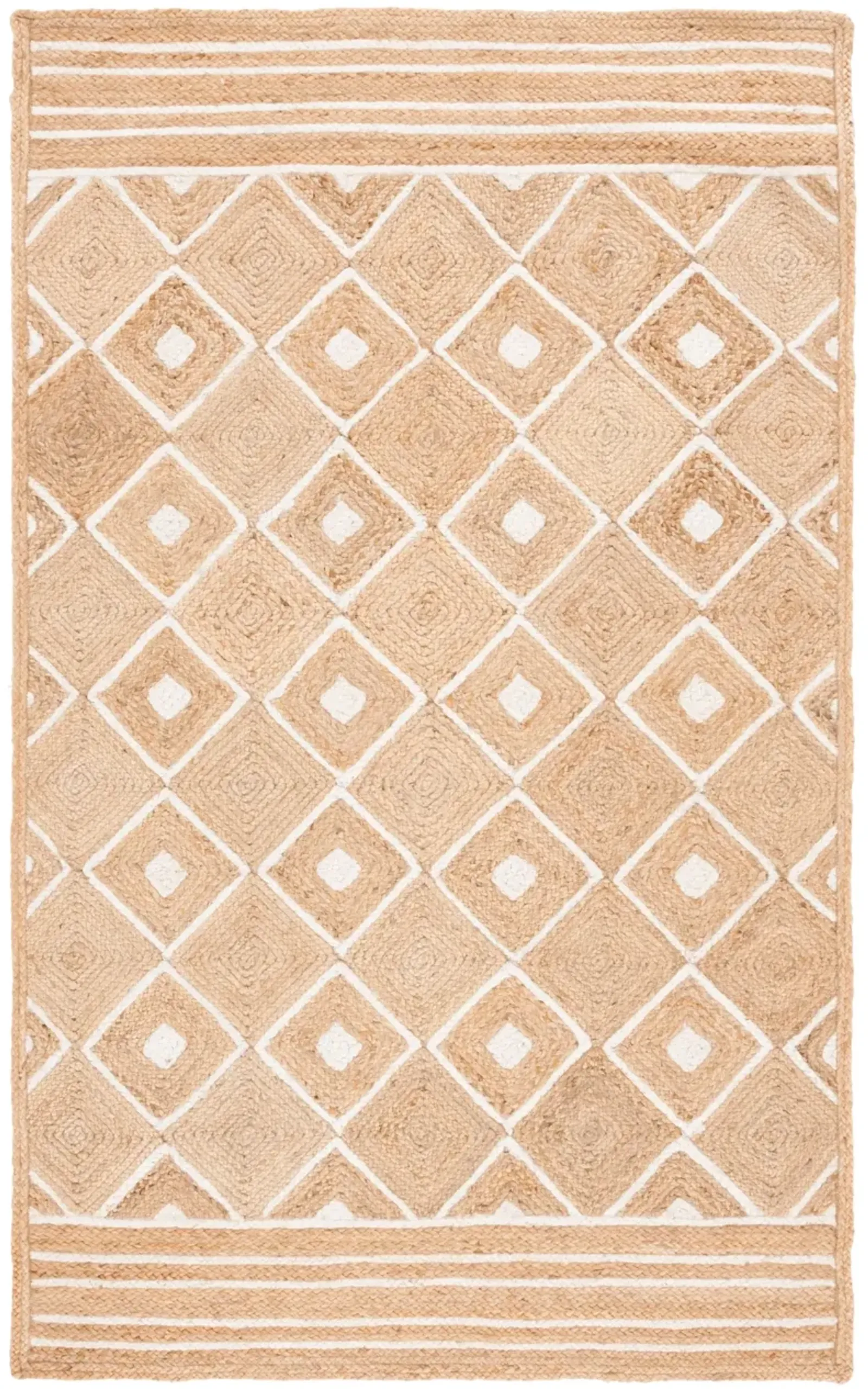 NATURAL FIBER 893 NATURAL  4' x 6' Small Rectangle Rug