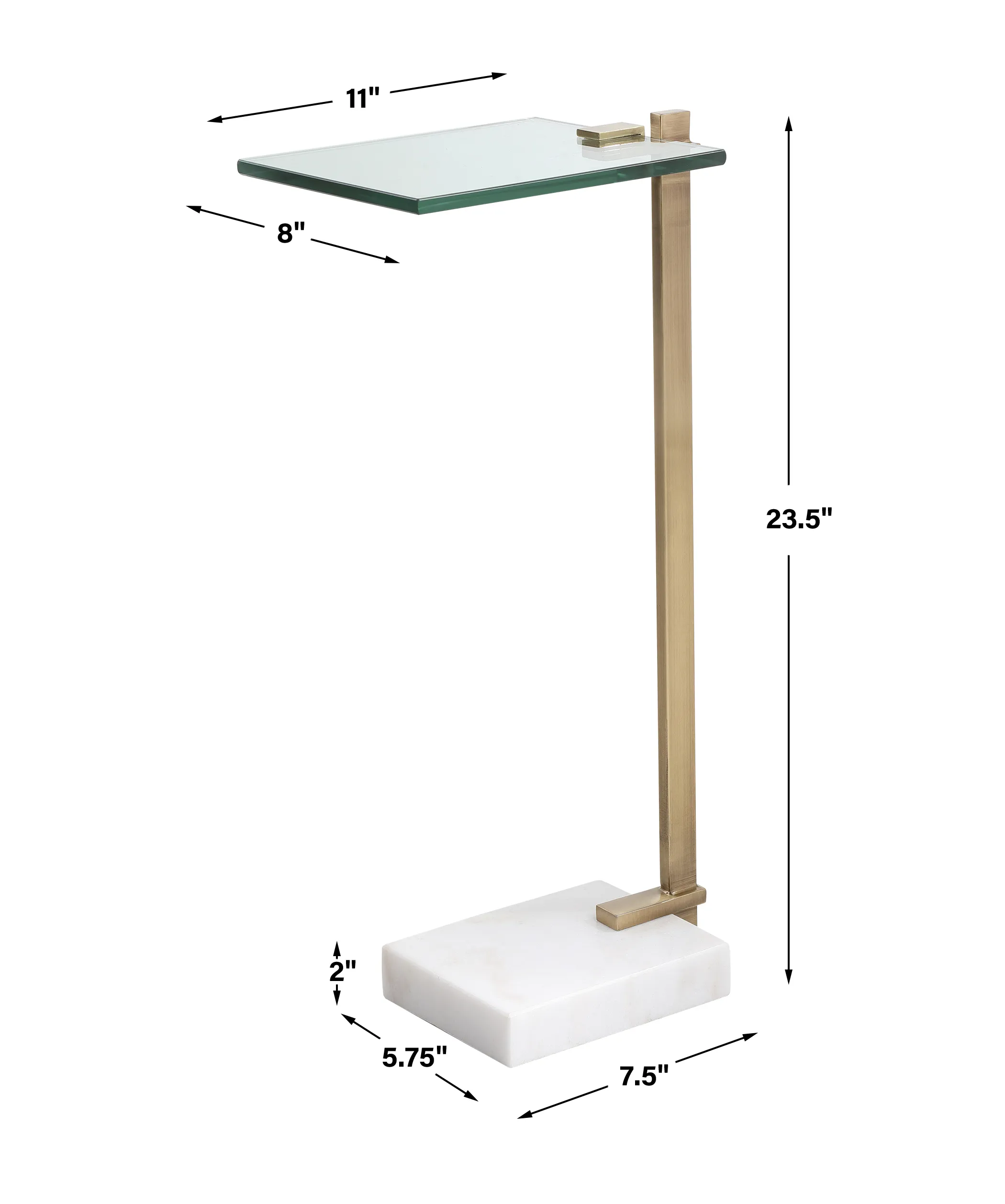 Butler Brass Accent Table