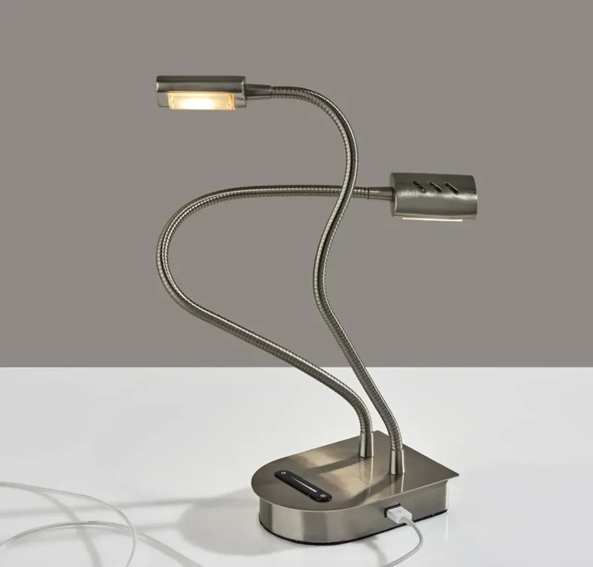 Eternity LED 2 Arm Desk Lamp w/Smart Switch