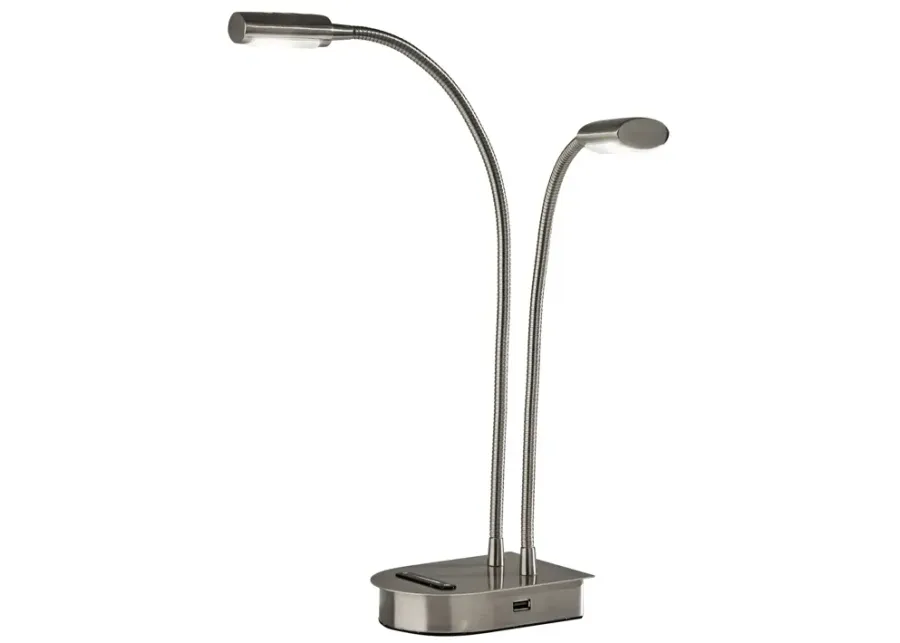 Eternity LED 2 Arm Desk Lamp w/Smart Switch