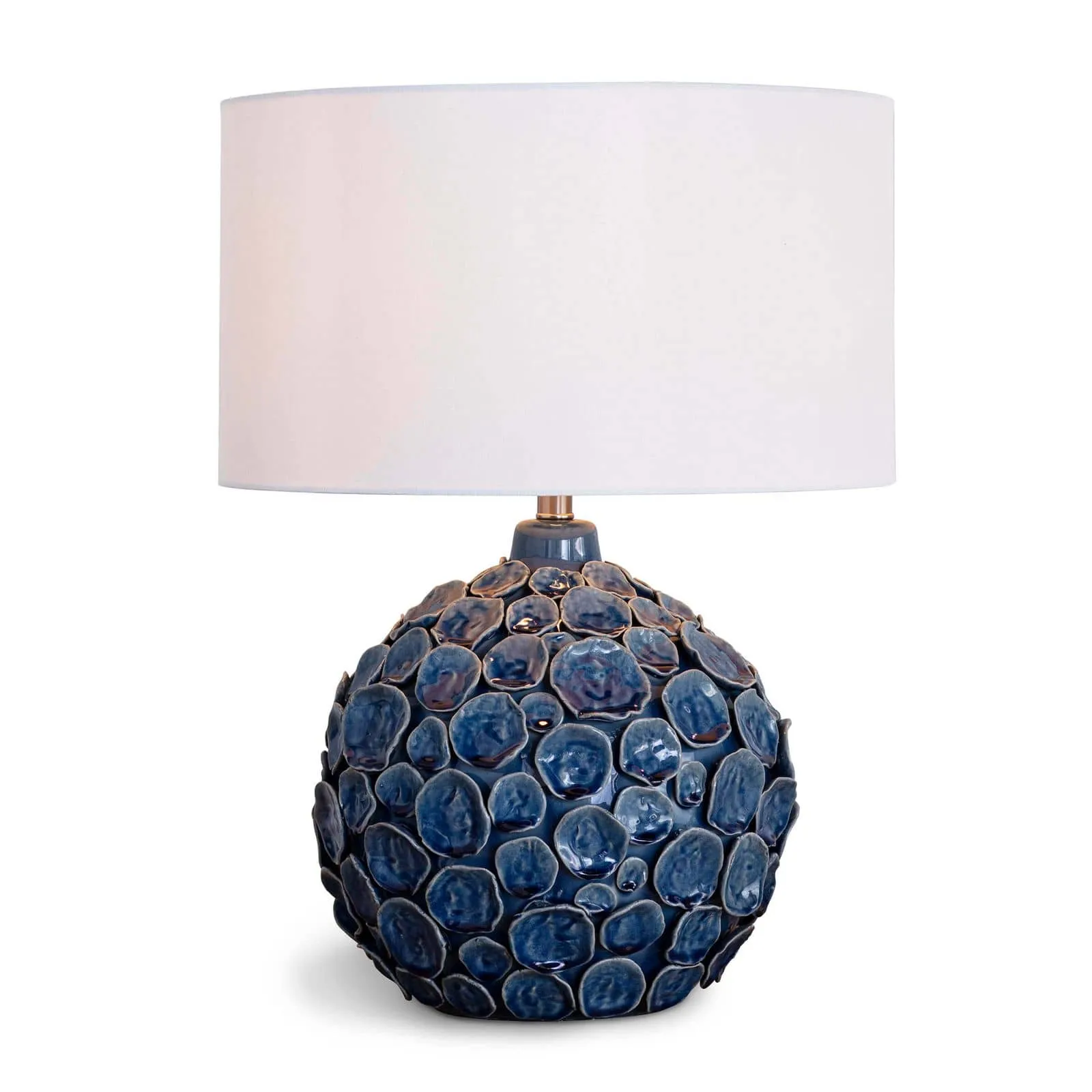 Lucia Ceramic Table Lamp (Blue)