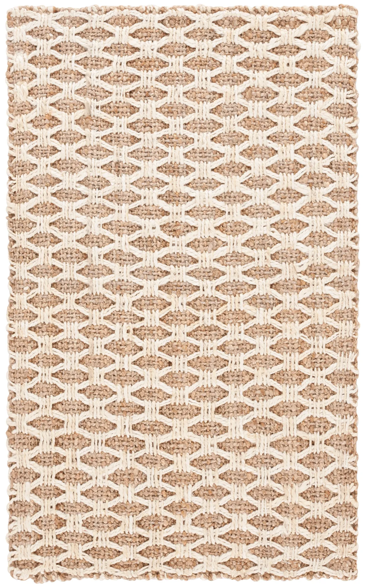 NATURAL FIBER Hand Woven 4' x 6' area rug