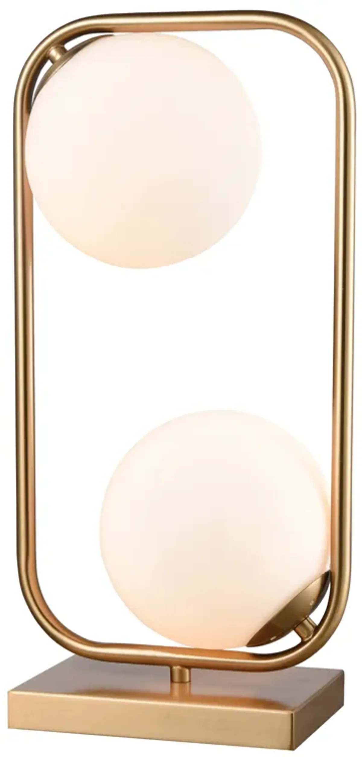 Moondance 18" High 2-Light Table Lamp - Aged Brass