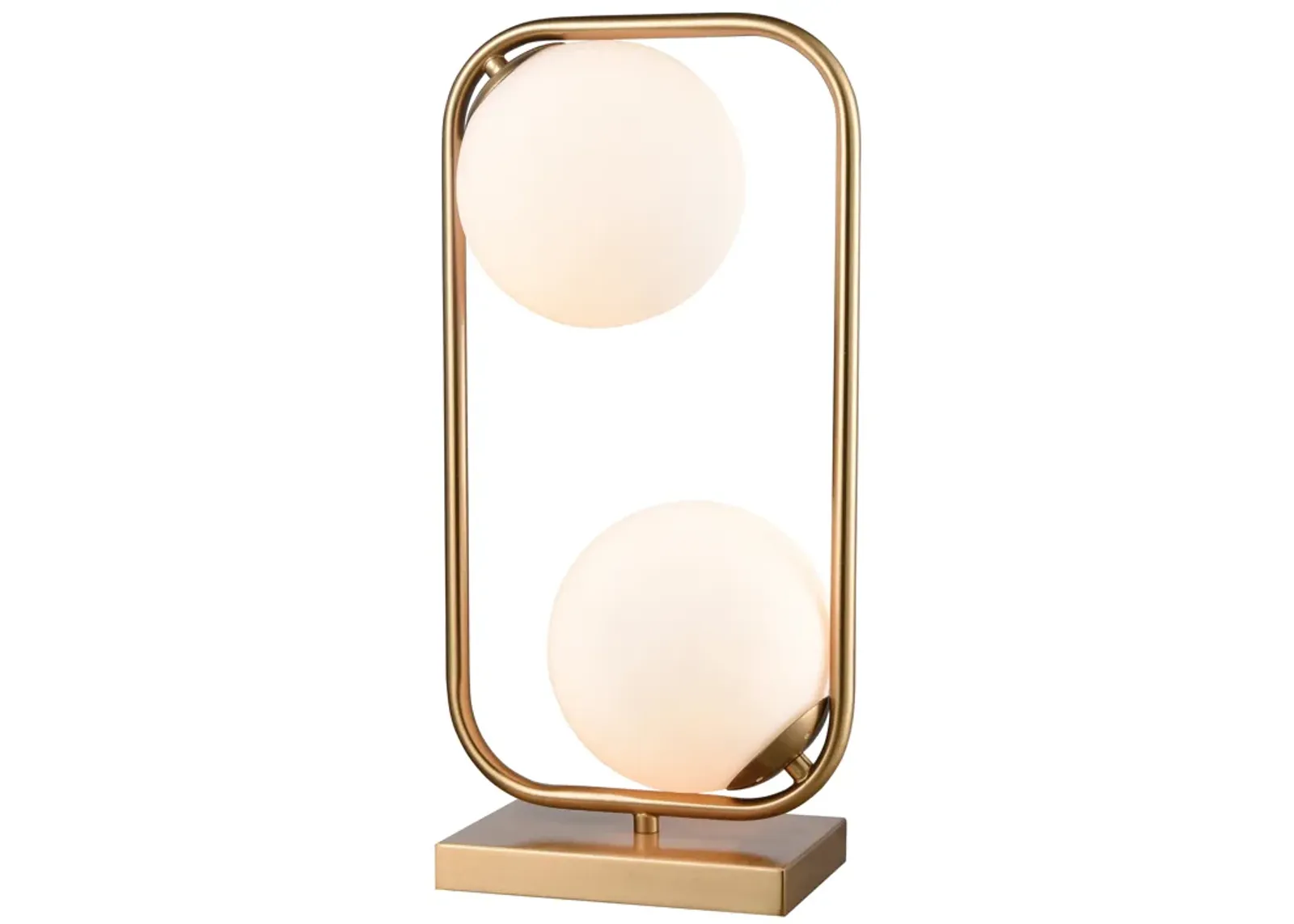 Moondance 18" High 2-Light Table Lamp - Aged Brass