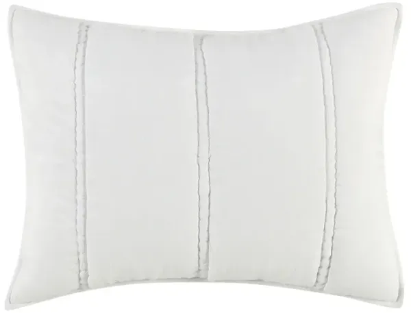 Rowen Sustainable Fabric Cloud White Standard Sham