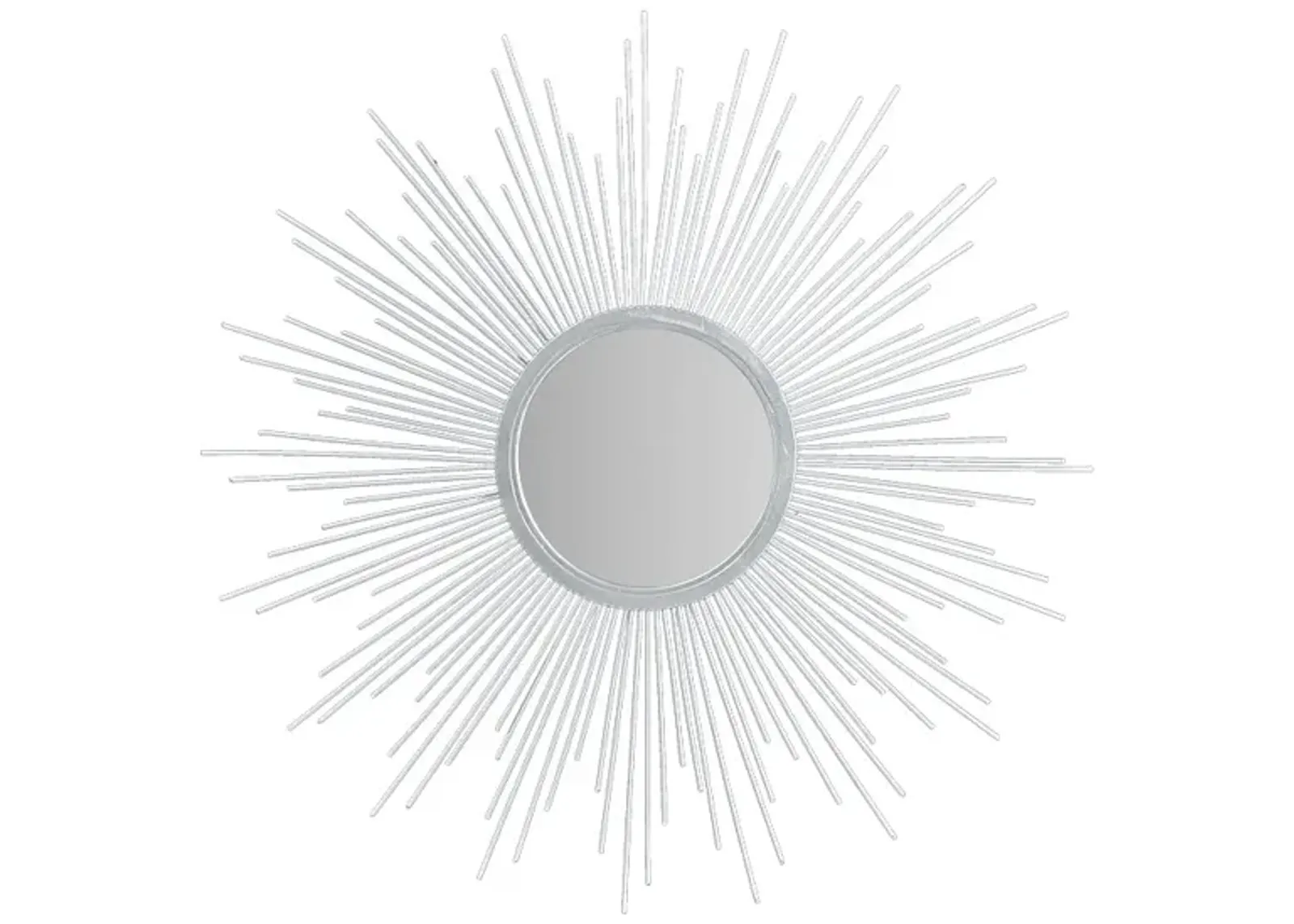 Madison Park Fiore Silver Sunburst Wall Decor Mirror 29.5"D