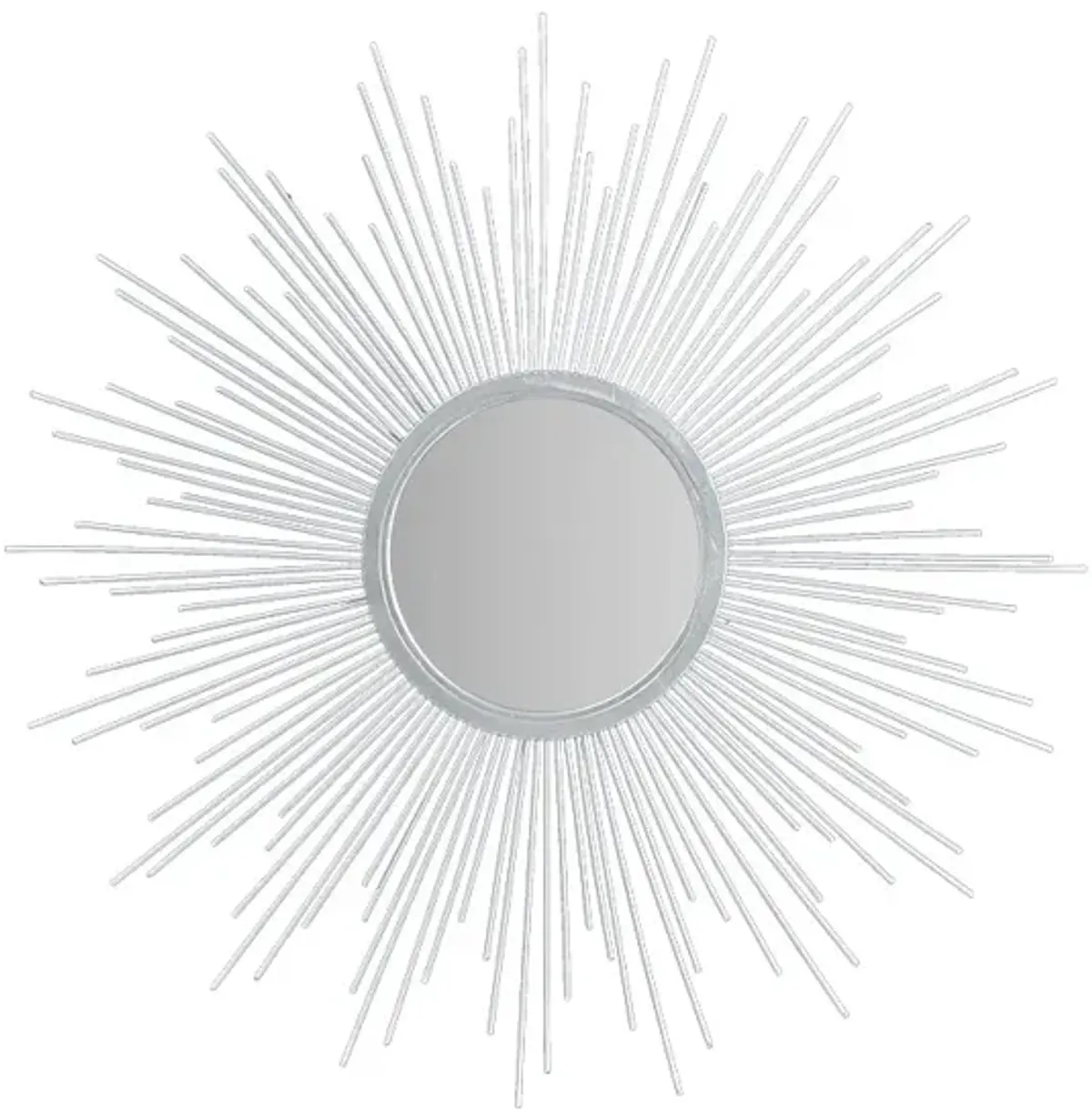 Madison Park Fiore Silver Sunburst Wall Decor Mirror 29.5"D