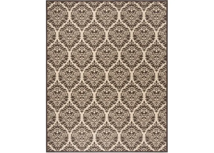 LINDEN 135 Collection LND135U-9 Creme / Brown 9' X 12'