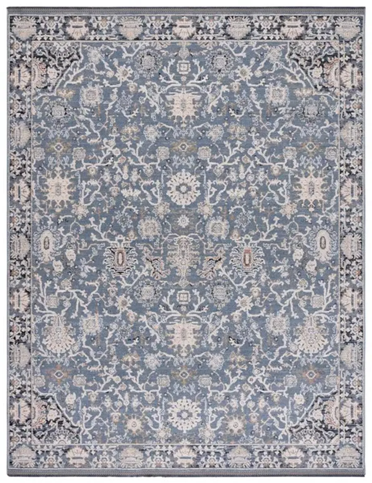 VIVALDI 561 Blue  8' X 10' Large Rectangle Rug