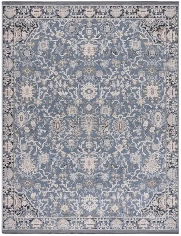 VIVALDI 561 Blue  8' X 10' Large Rectangle Rug