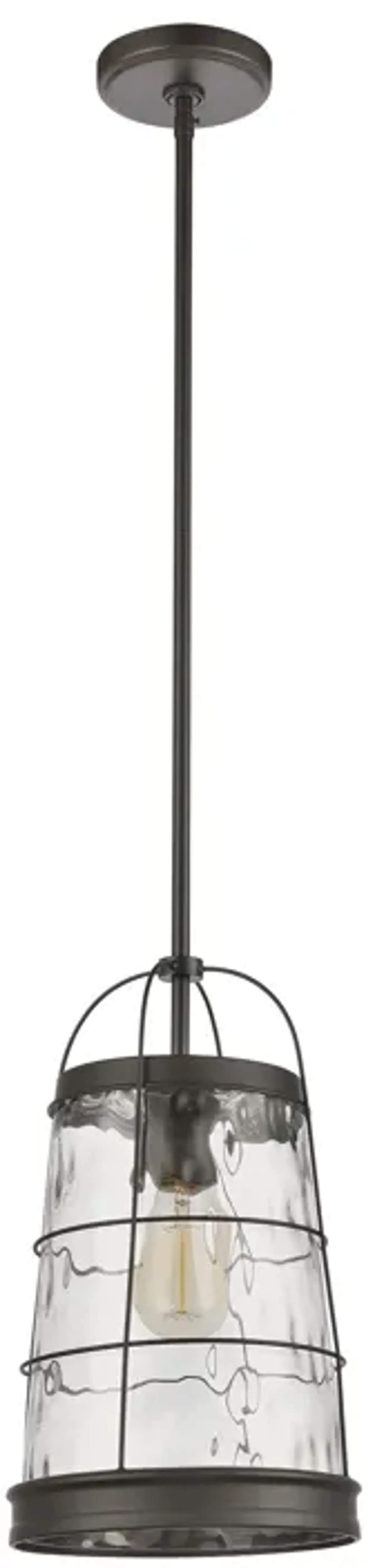 Azaria 9" Wide 1-Light Mini Pendant - Oil Rubbed Bronze