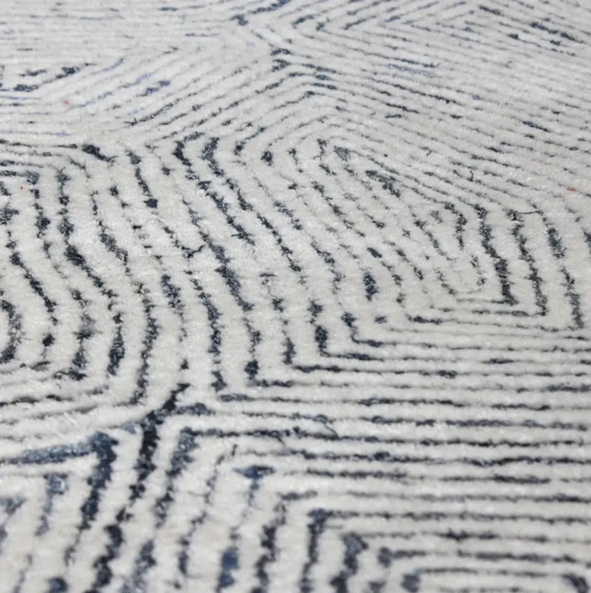 Maze Blue 5 X 8 Rug