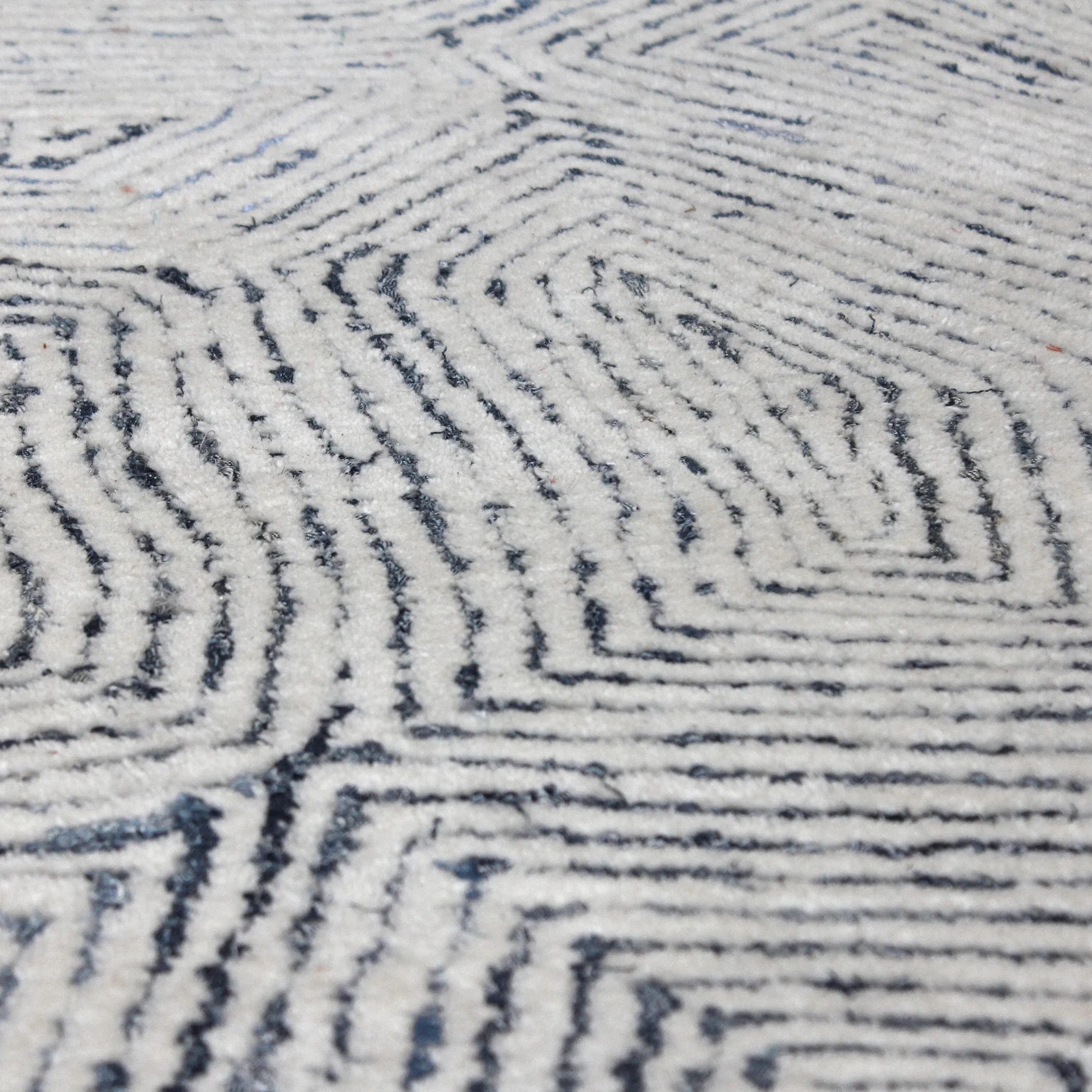 Maze Blue 5 X 8 Rug