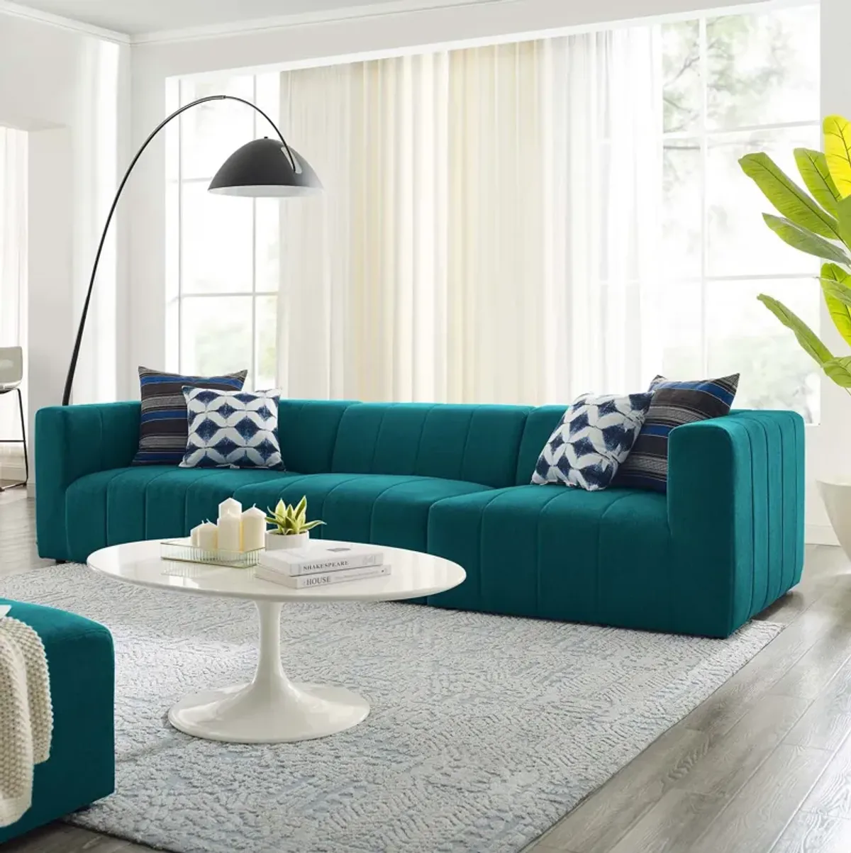 Bartlett Upholstered Fabric 3-Piece Sofa