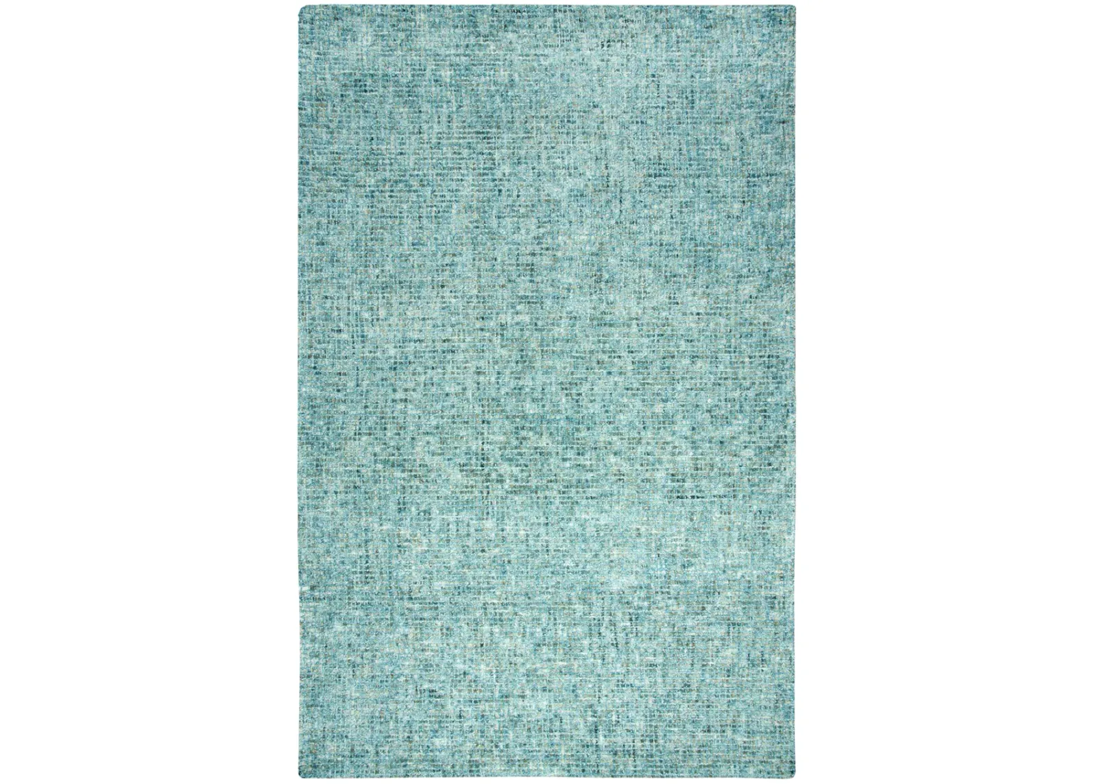 Talbot Teal Tweed Wool 8' x 11' Rectangle Rug