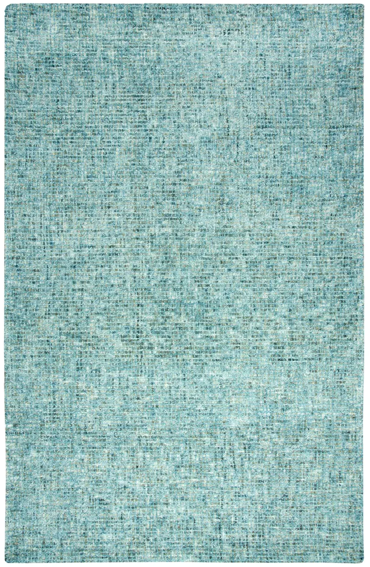 Talbot Teal Tweed Wool 8' x 11' Rectangle Rug