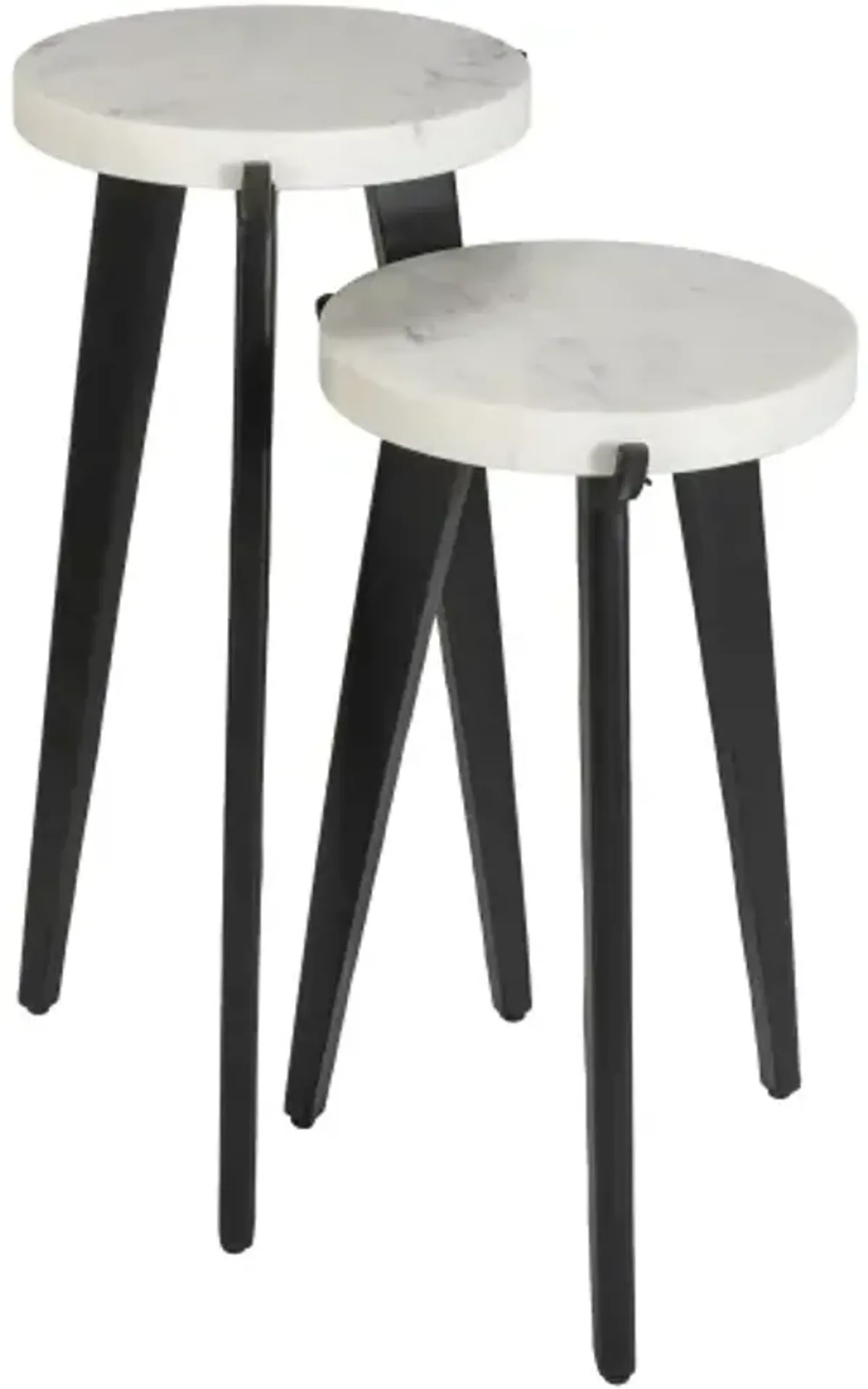 Kampala KPL-001 24"H x 12"W x 12"D,  20"H x 10"W x 10"D End Table