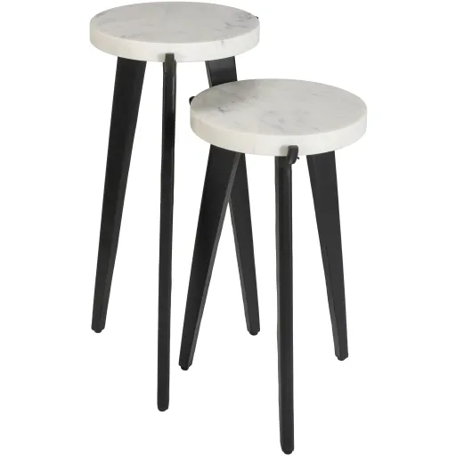 Kampala KPL-001 24"H x 12"W x 12"D,  20"H x 10"W x 10"D End Table