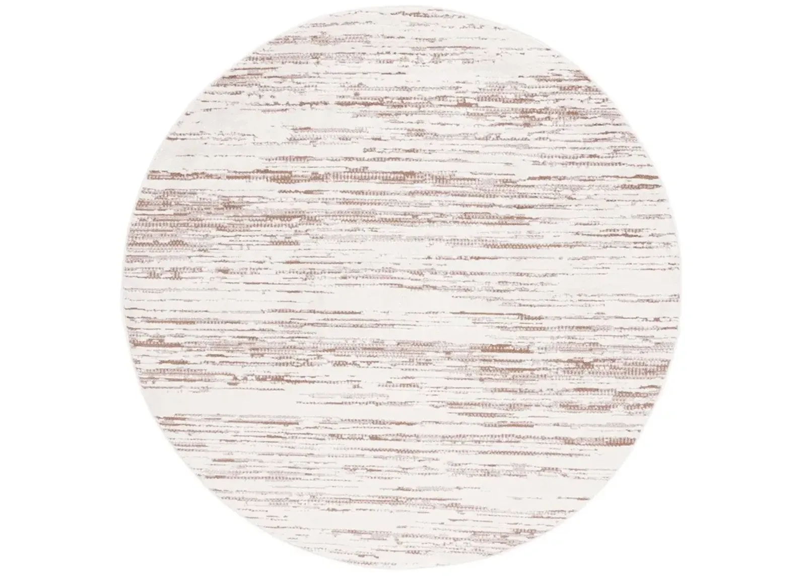 ALAMO 742 Brown 6'-7' X 6'-7' Round Round Rug