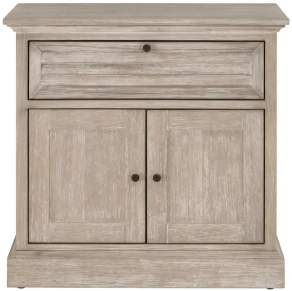 Eden 1-Drawer 2-Door Nightstand