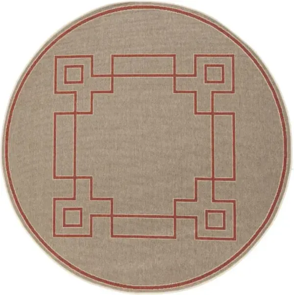 Alfresco 7'3" Round Rug