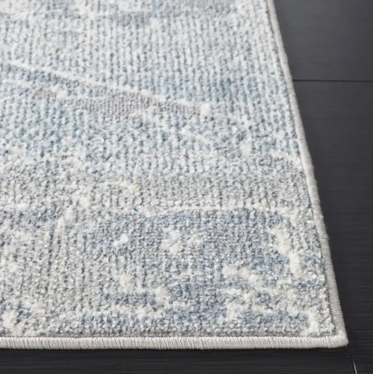 BLAIR WASHABLE 244 BLUE  2'-2' x 8' Runner Rug