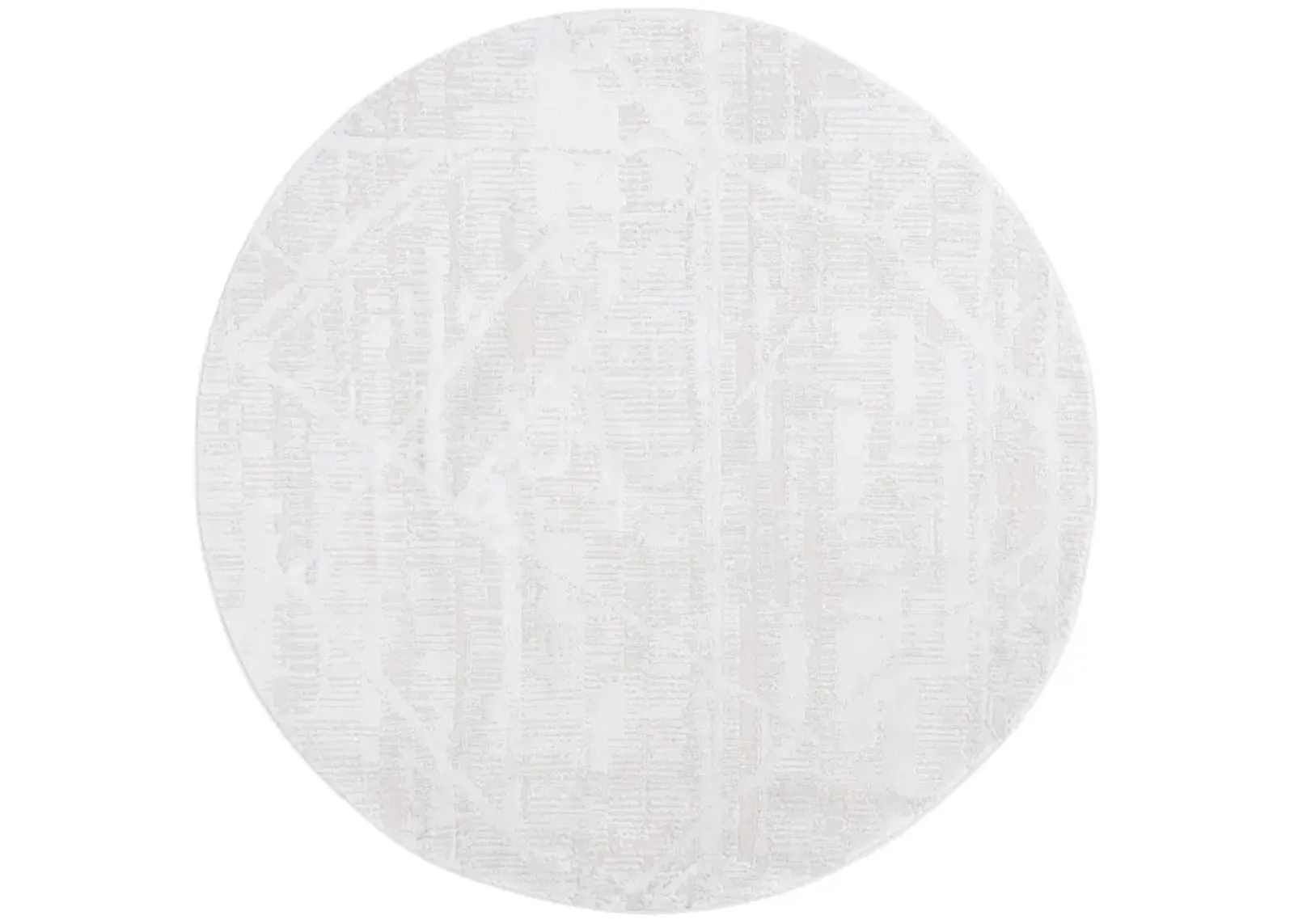 KINGSTON 104 IVORY  6'-7' x 6'-7' Round Round Rug