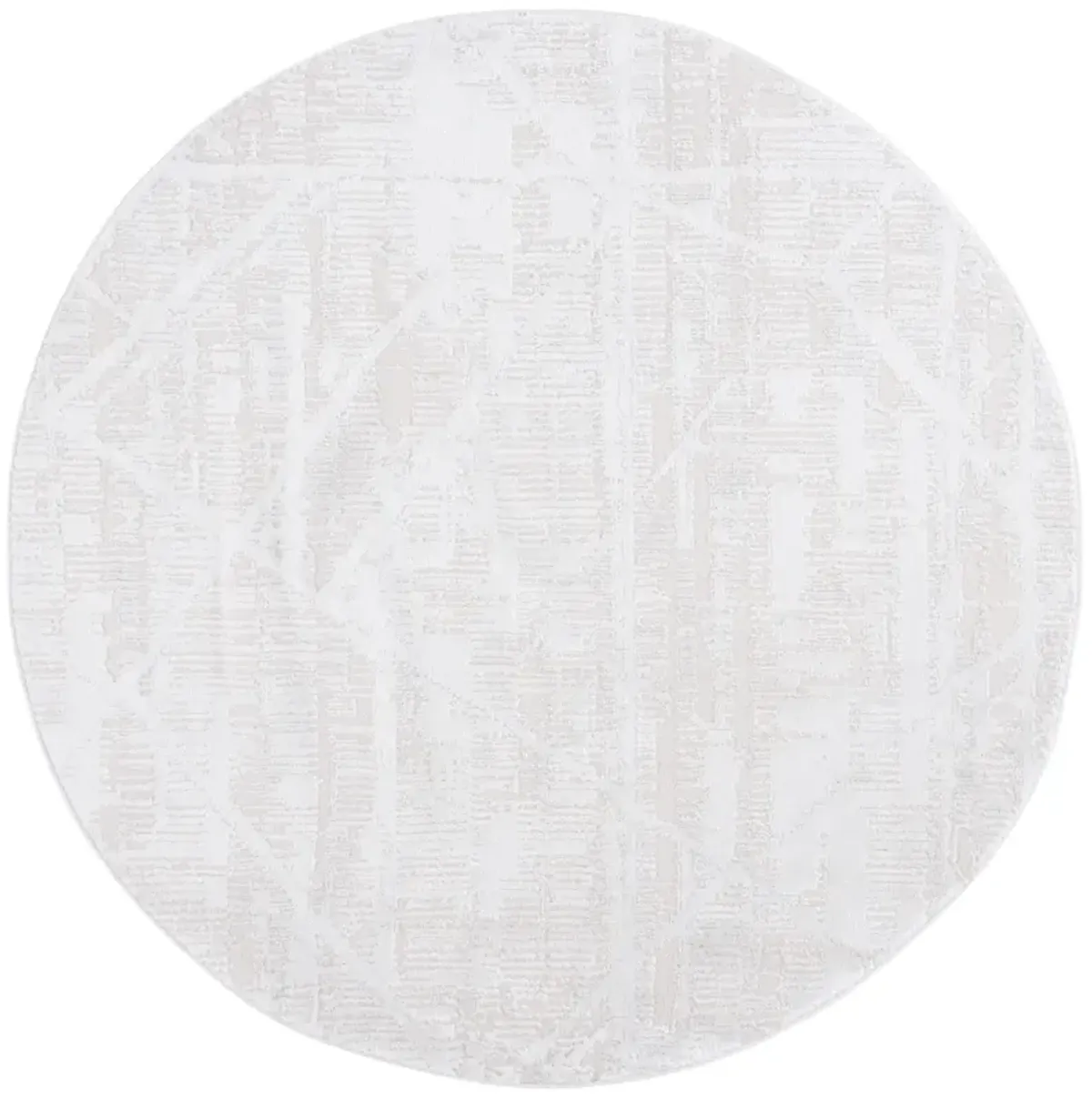 KINGSTON 104 IVORY  6'-7' x 6'-7' Round Round Rug