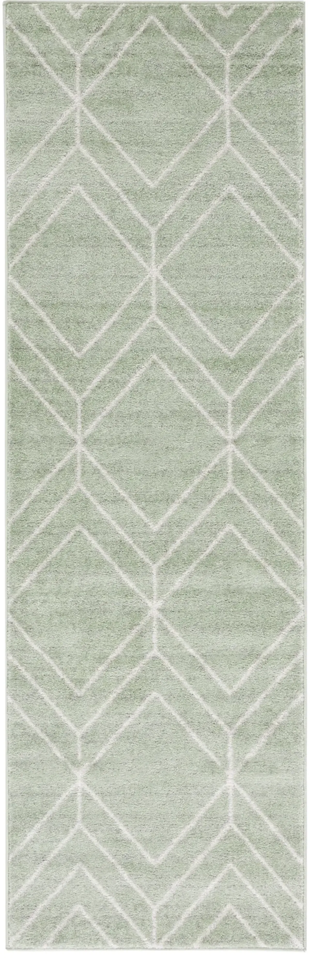 ADIRONDACK 241 SAGE  2'-6' x 22' Runner Rug