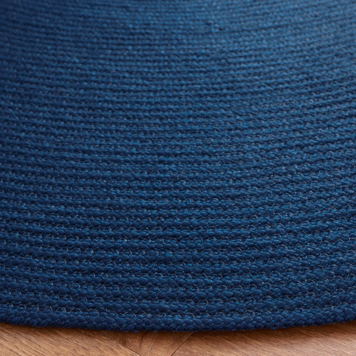 BRAIDED Hand Woven 3' x 3' Round area rug