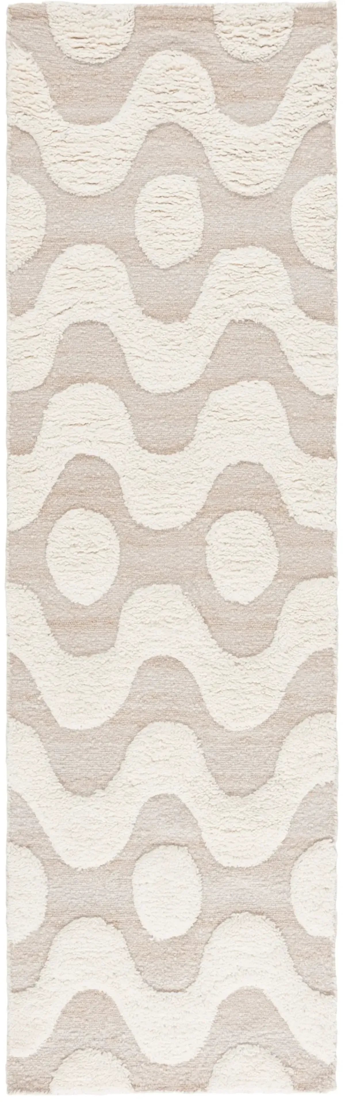 VERMONT 208 IVORY 2'-3' x 8' Runner Rug