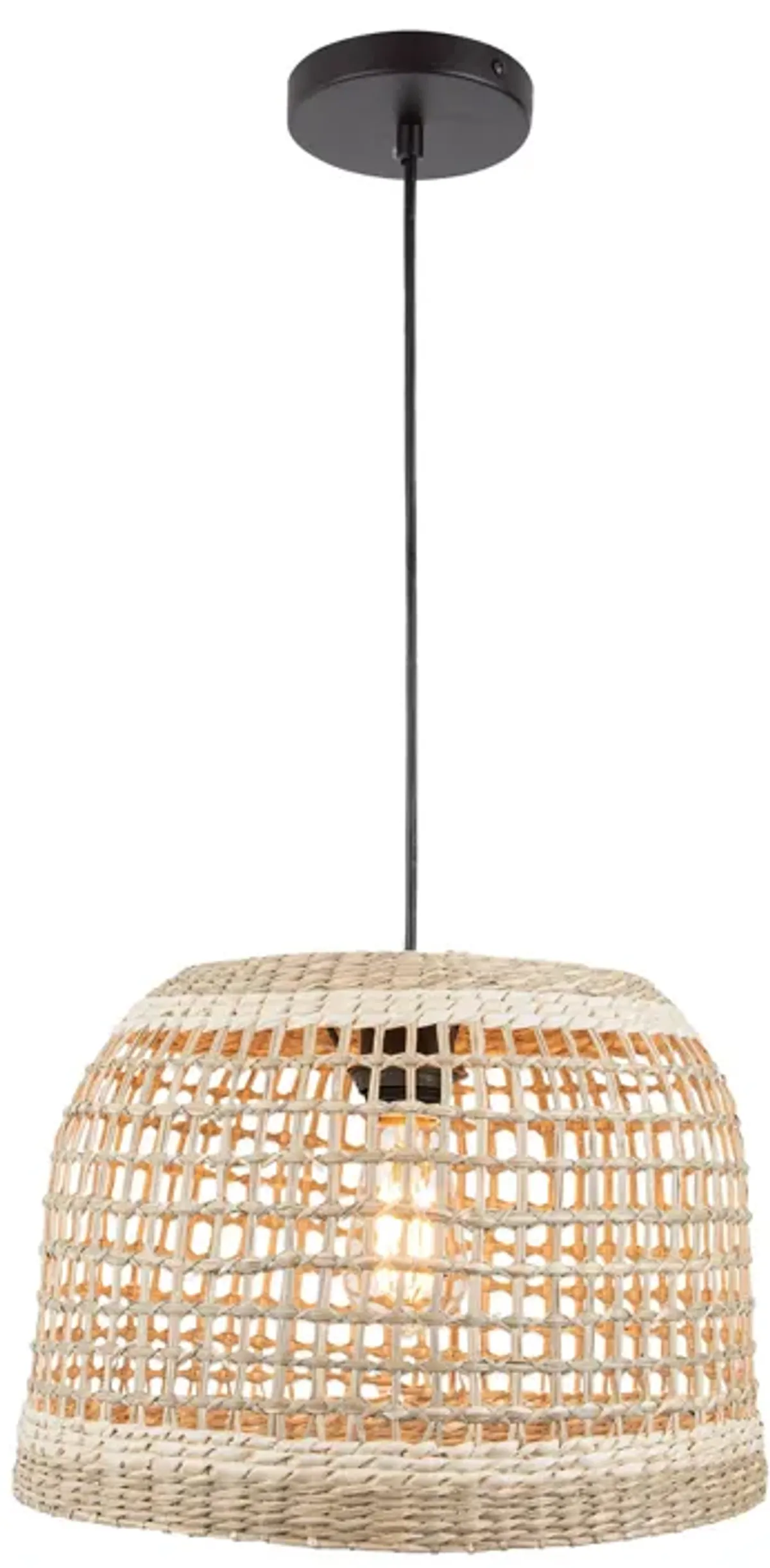 Silay 13'' Wide 1-Light Pendant - White