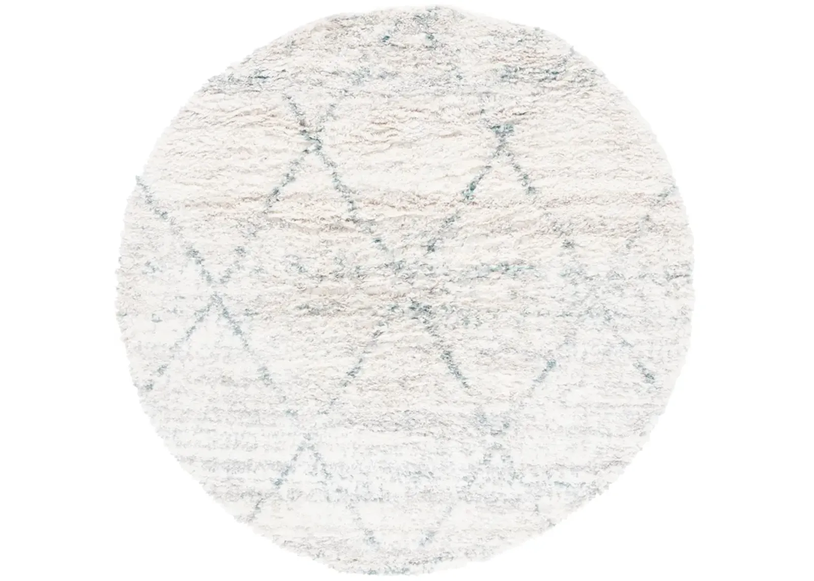 FONTANA SHAG Round Power Loomed 6'-7" X 6'-7" Round Rug