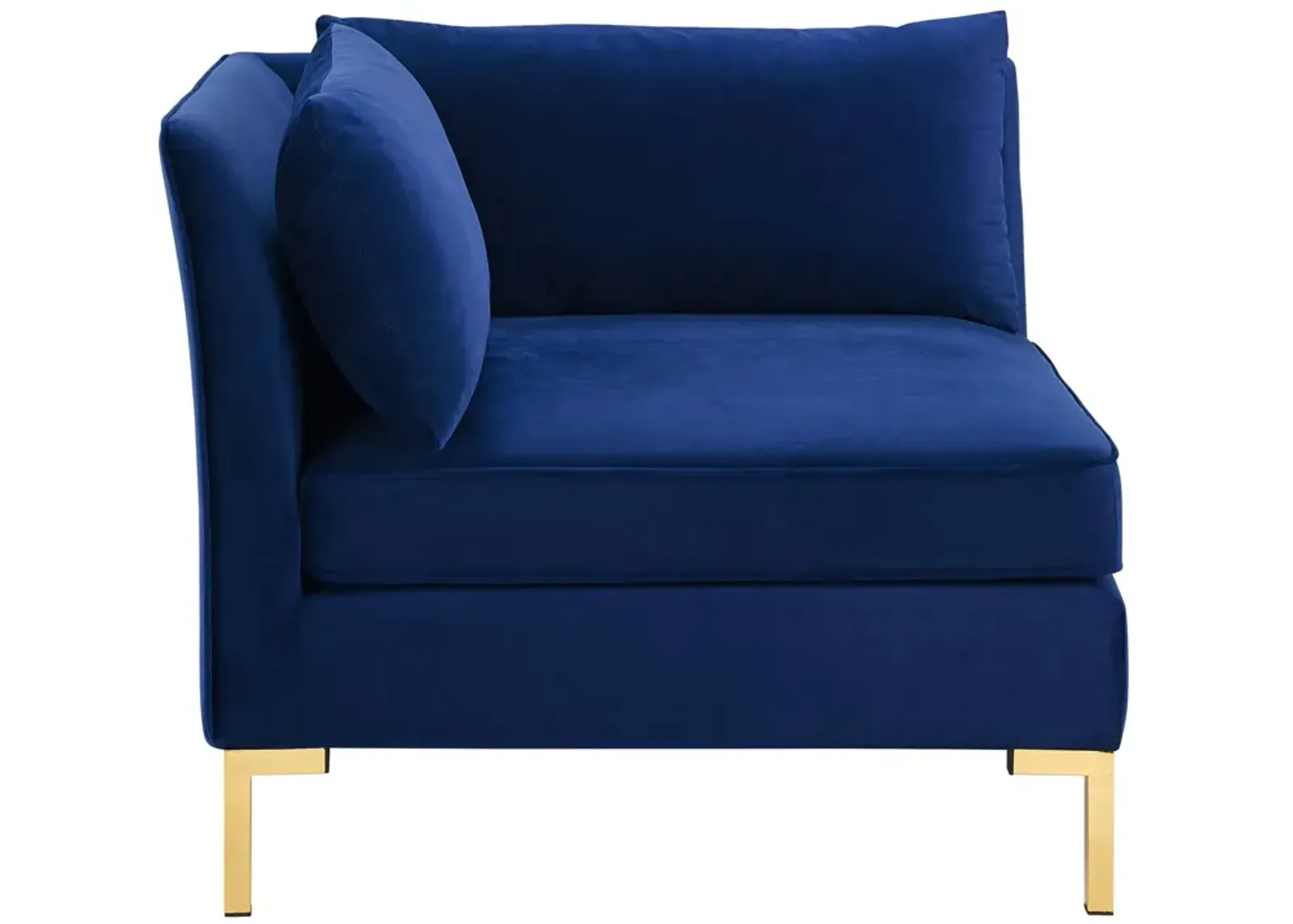 Ardent Performance Velvet Sectional Sofa Corner Chair