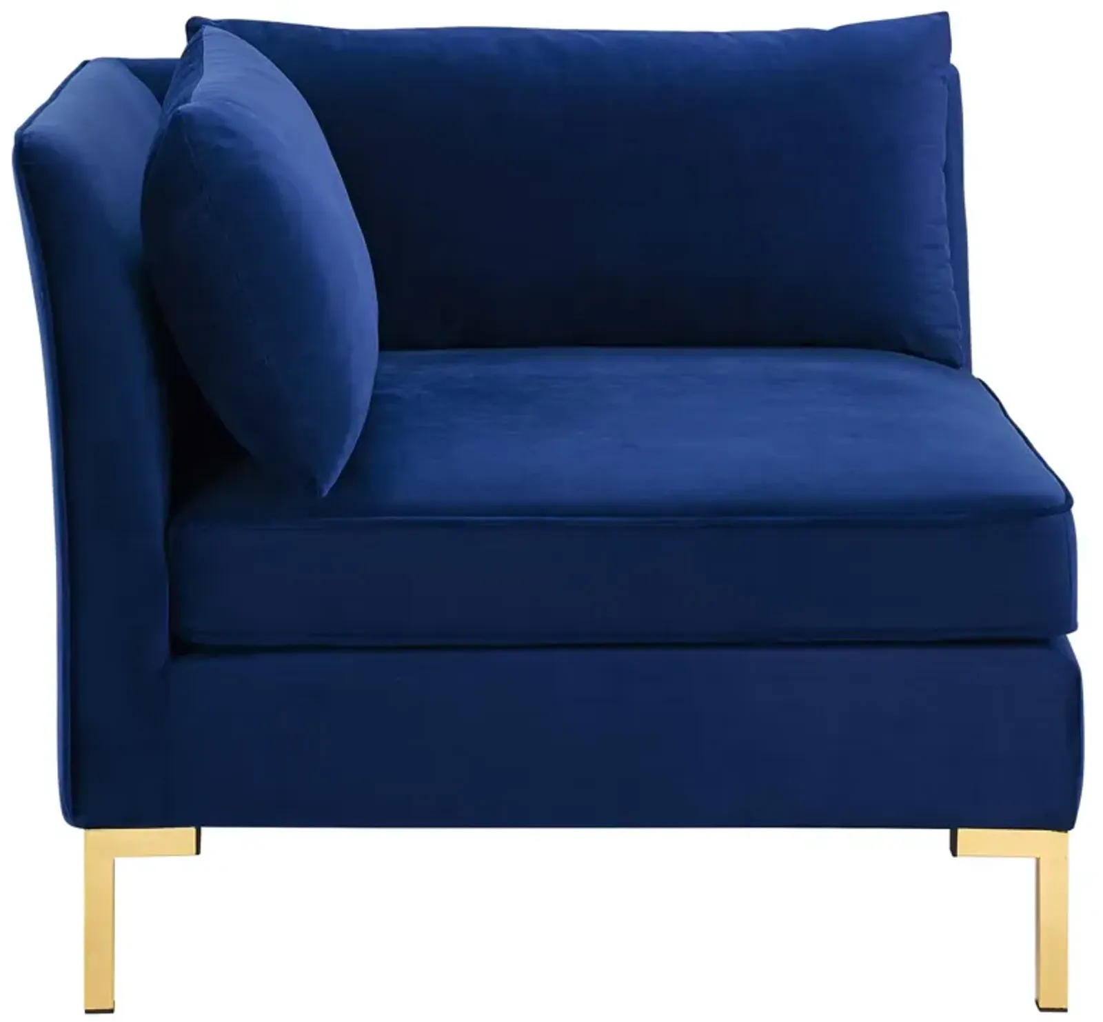 Ardent Performance Velvet Sectional Sofa Corner Chair