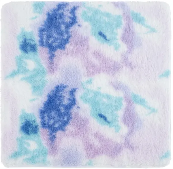 RAINBOW SHAG 100 RAINBOW  4' x 4' Square Square Rug