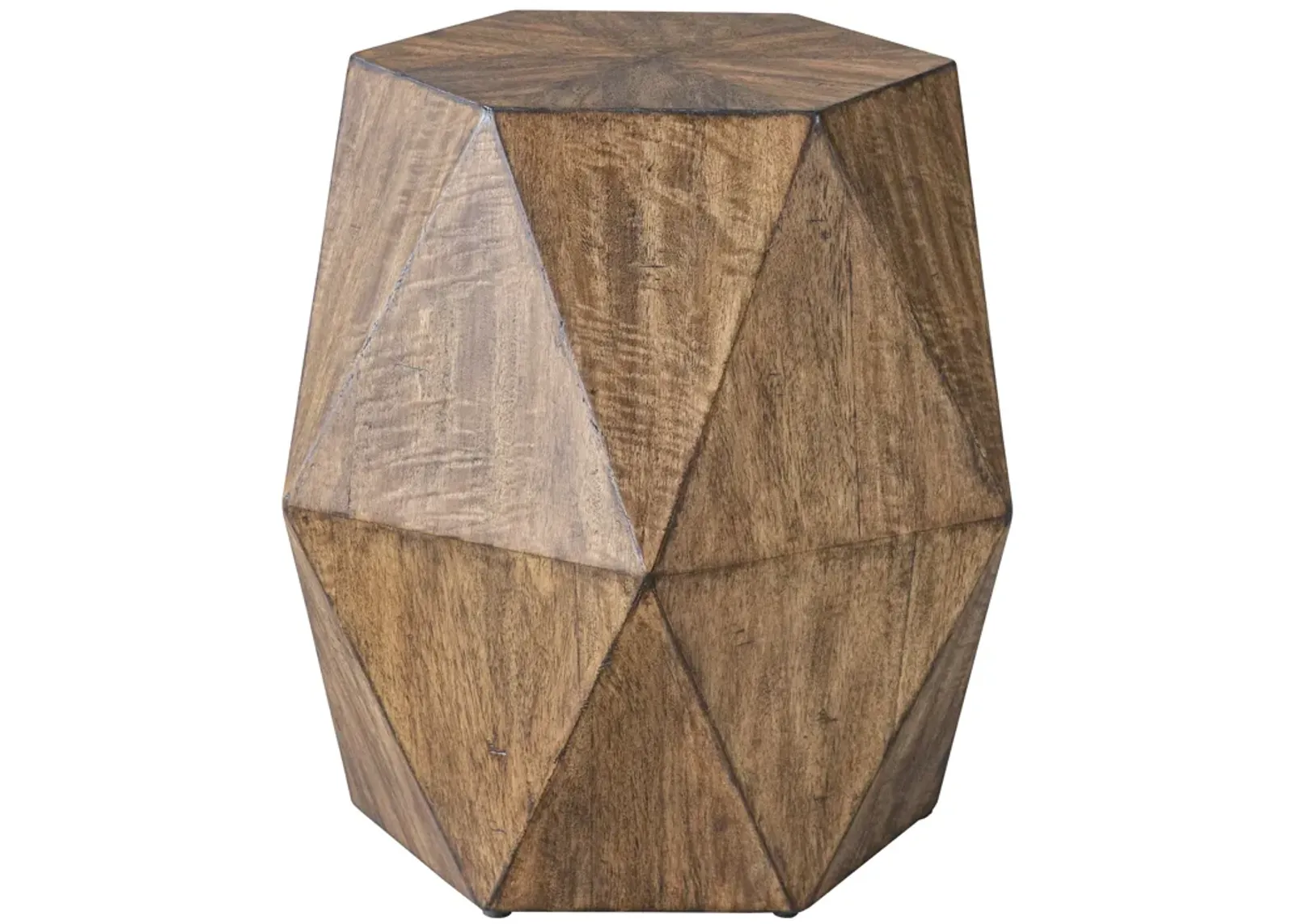 Volker Honey Geometric Accent Table