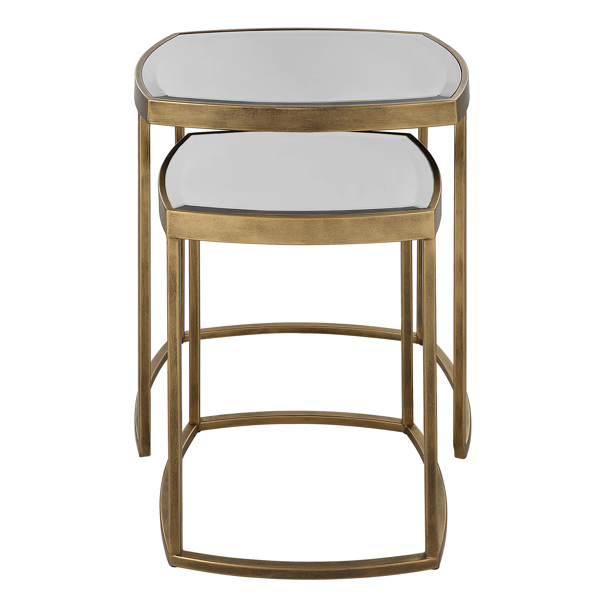 Vista Gold Nesting Tables, Set Of 2