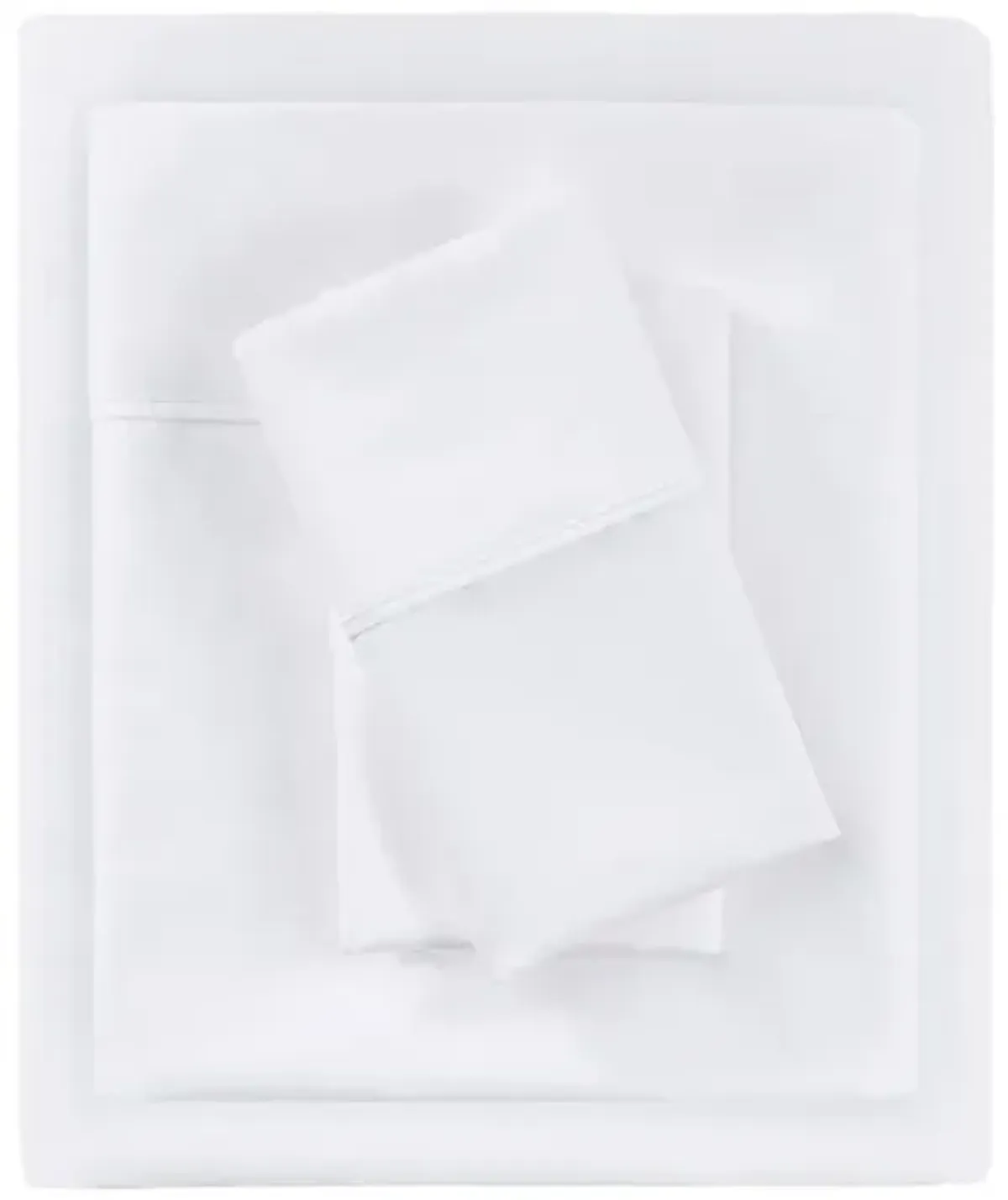 Beautyrest 1000 Thread Count White HeiQ Smart Temperature Cotton Blend 4 PC Sheet Set