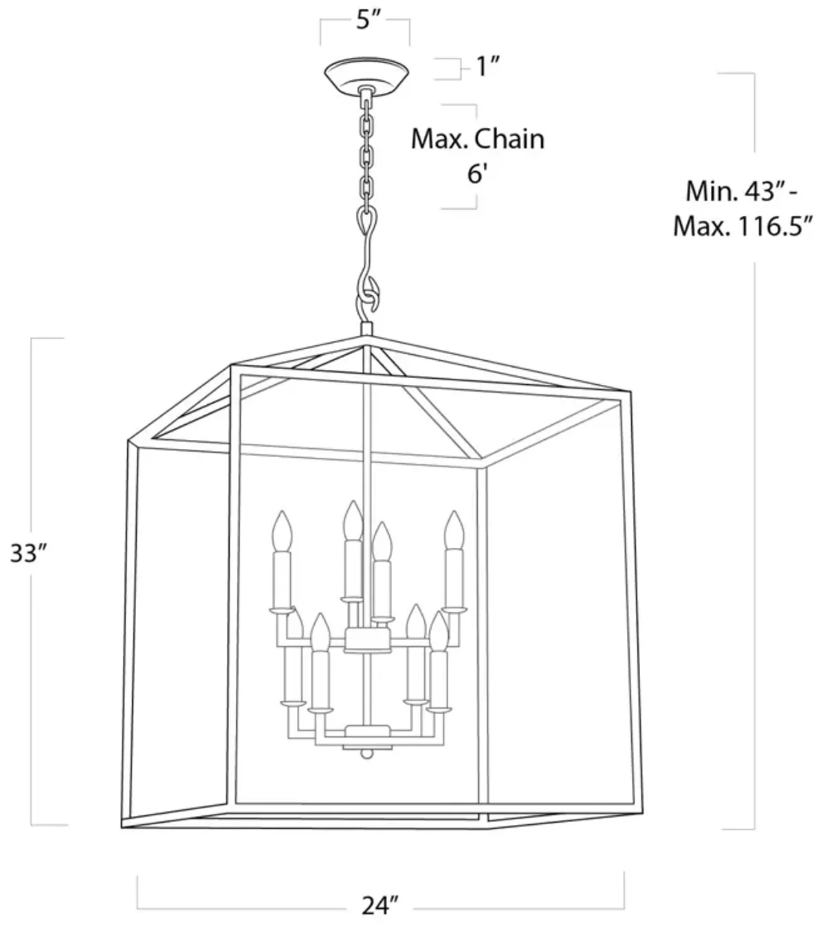 Southern Living  Iron Cape Lantern 