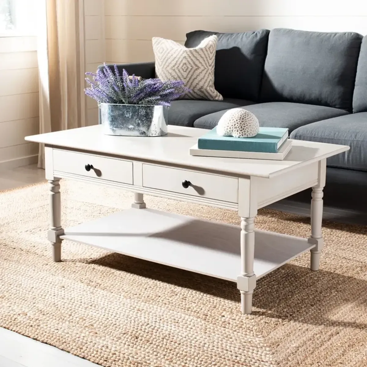 BORIS 2 DRAWER COFFEE TABLE