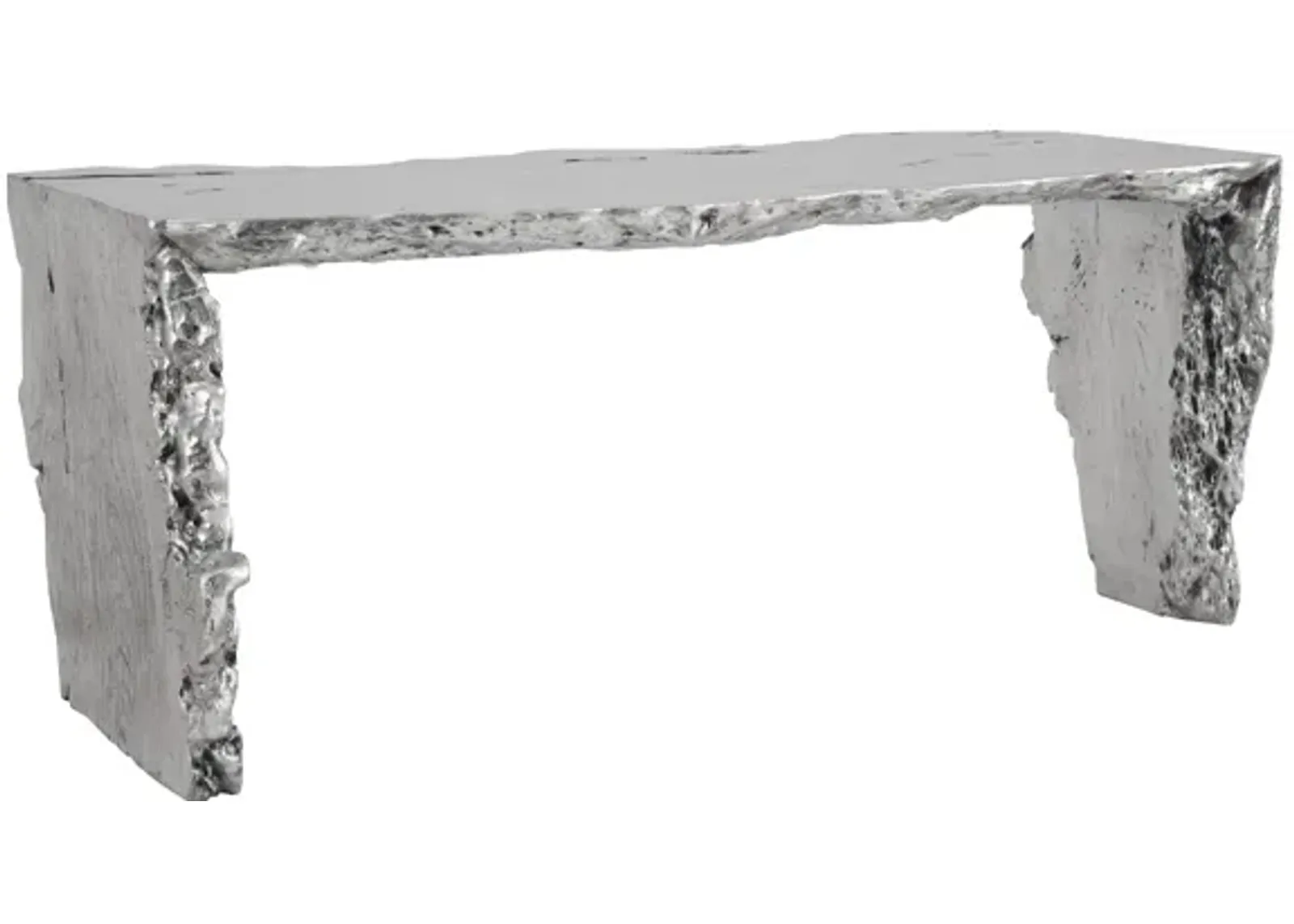 Waterfall Desk, Silver Leaf