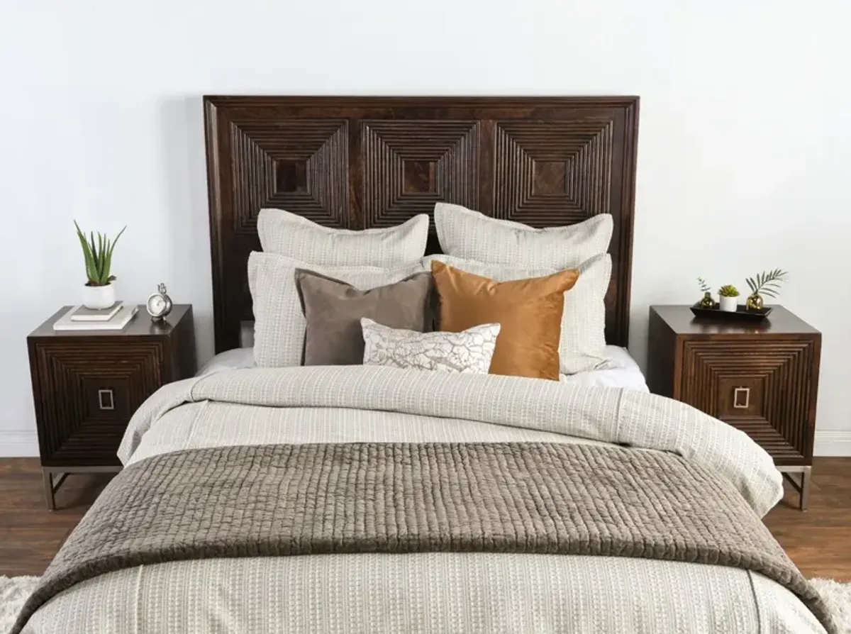 Mason Taupe Queen Duvet