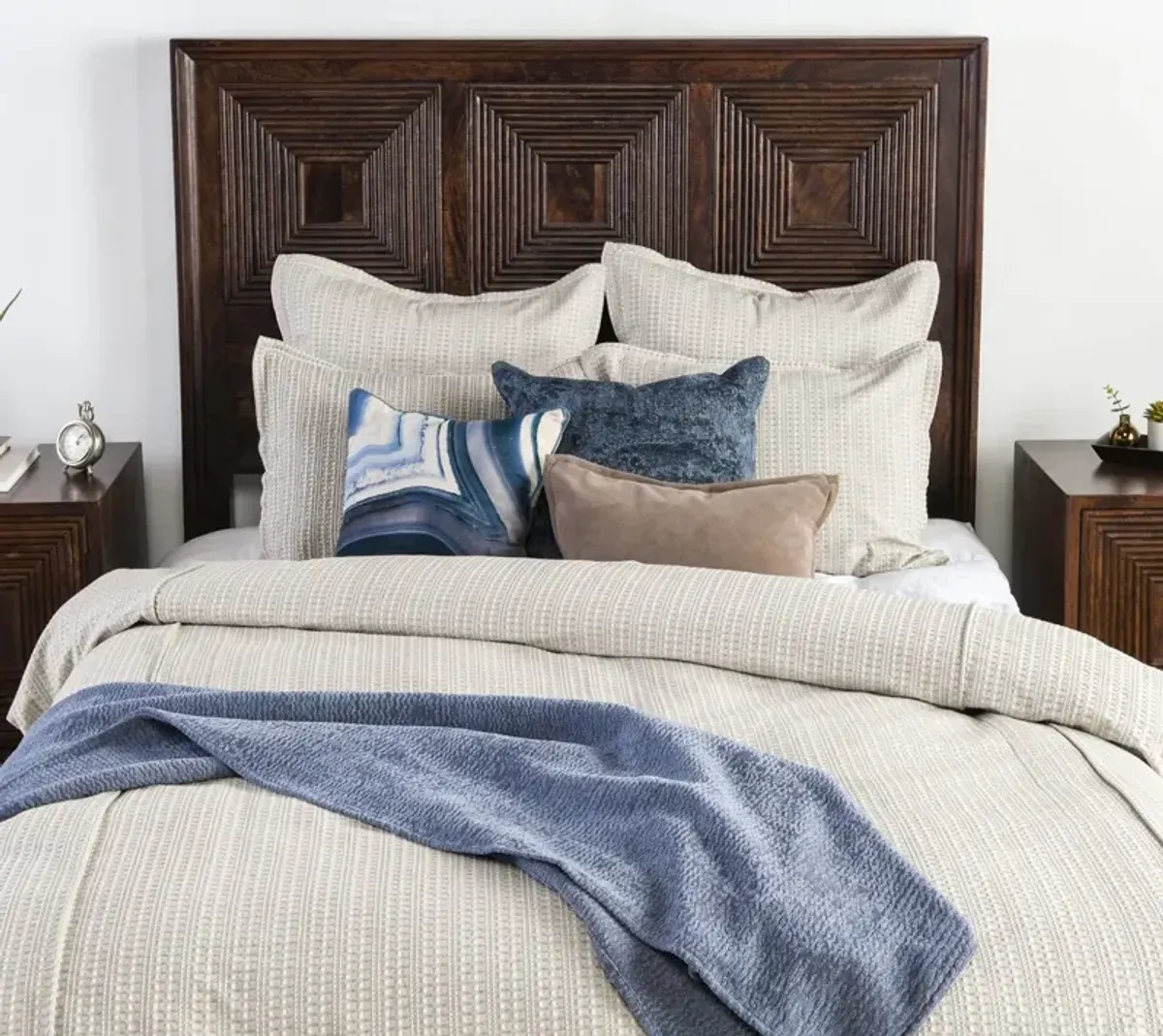 Mason Taupe Queen Duvet